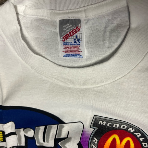 1993 Cruz Pedregon McDonald's 312 MPH NHRA Champion drag racing t-shirt. - Picture 2 of 5